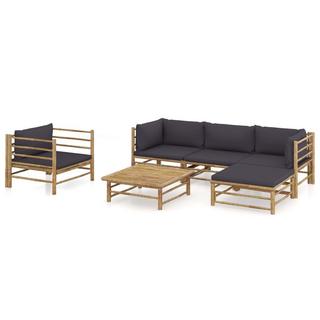 VidaXL Garten-lounge-set bambus  