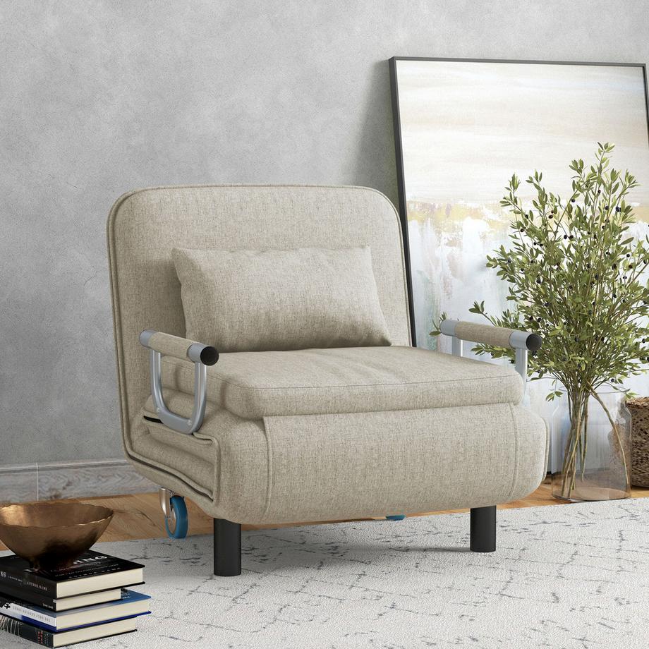 HOMCOM Chaise de couchage  