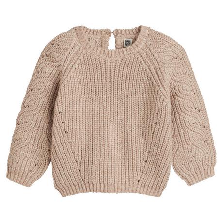 La Redoute Collections  Grobstrickpullover mit rundem Ausschnitt 