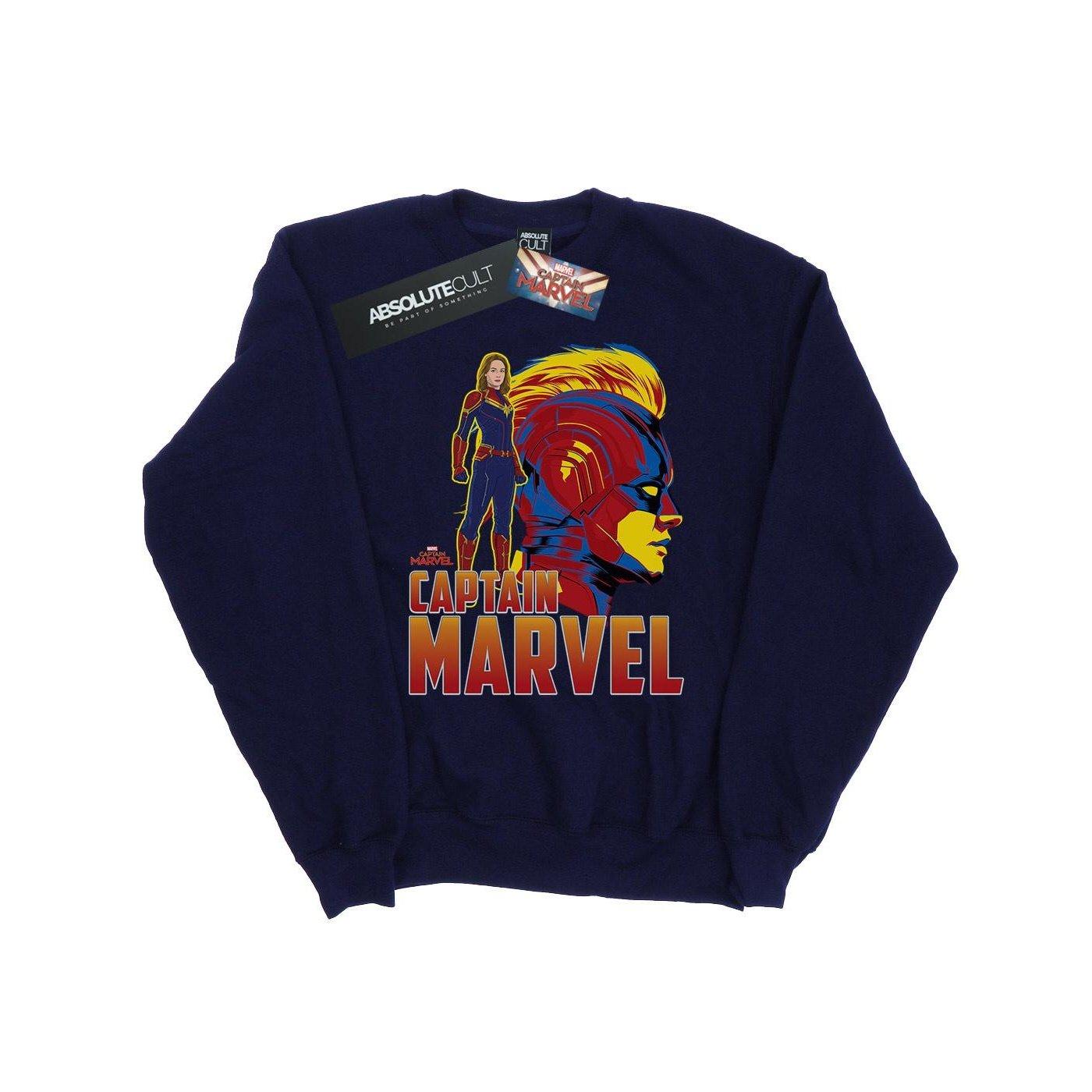 Image of Captain Character Sweatshirt Damen Marine XL
