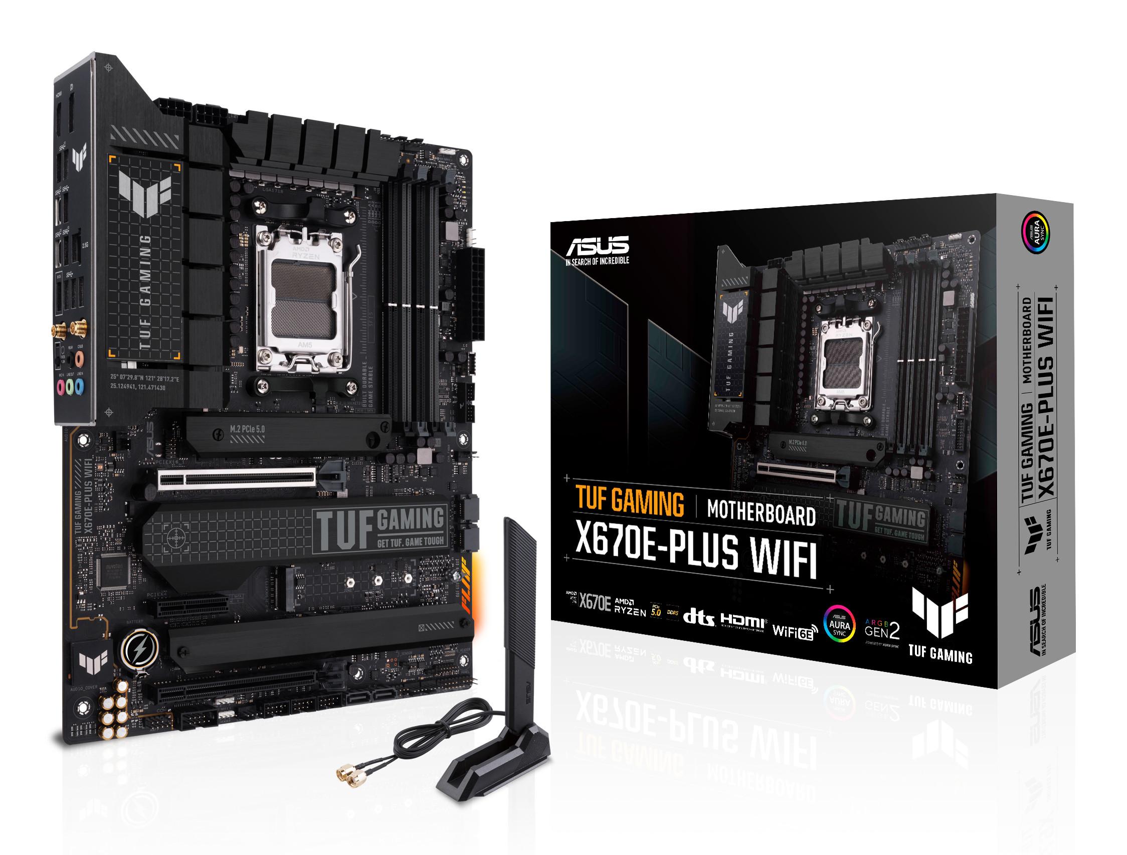 Image of TUF GAMING X670E-PLUS WIFI AMD X670 Buchse AM5 ATX