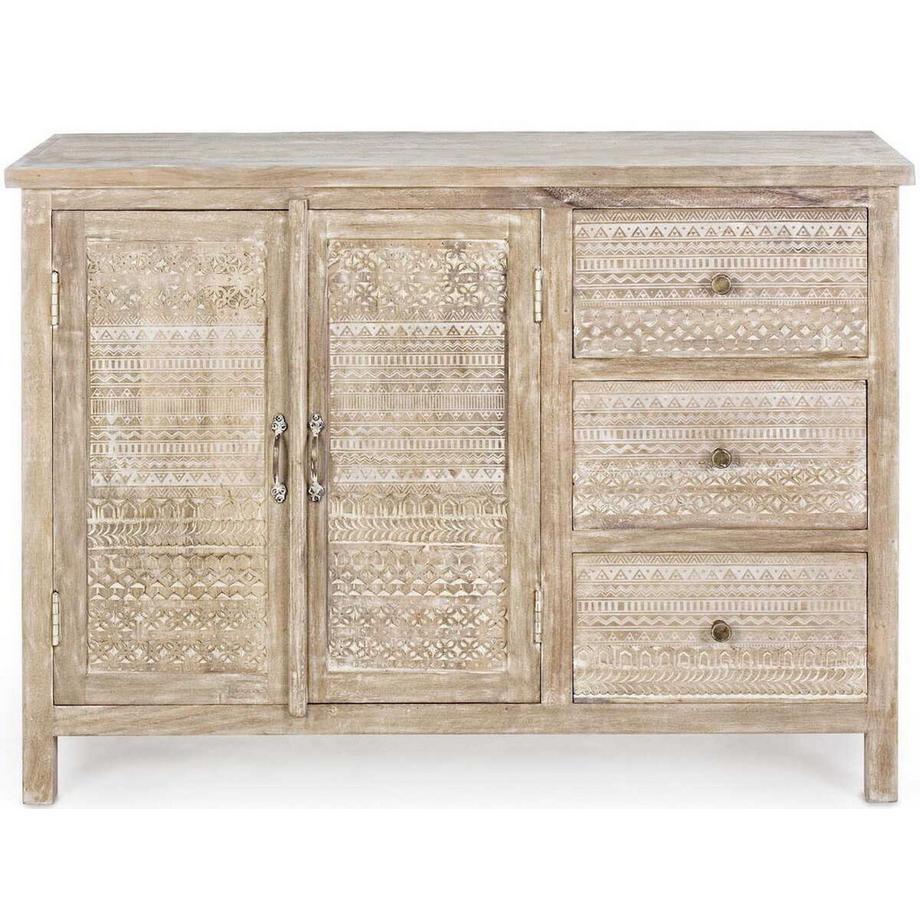 mutoni Credenza Mayra 2 ante 3 cassetti  