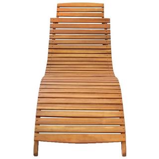 VidaXL Chaise longue bois d'acacia  