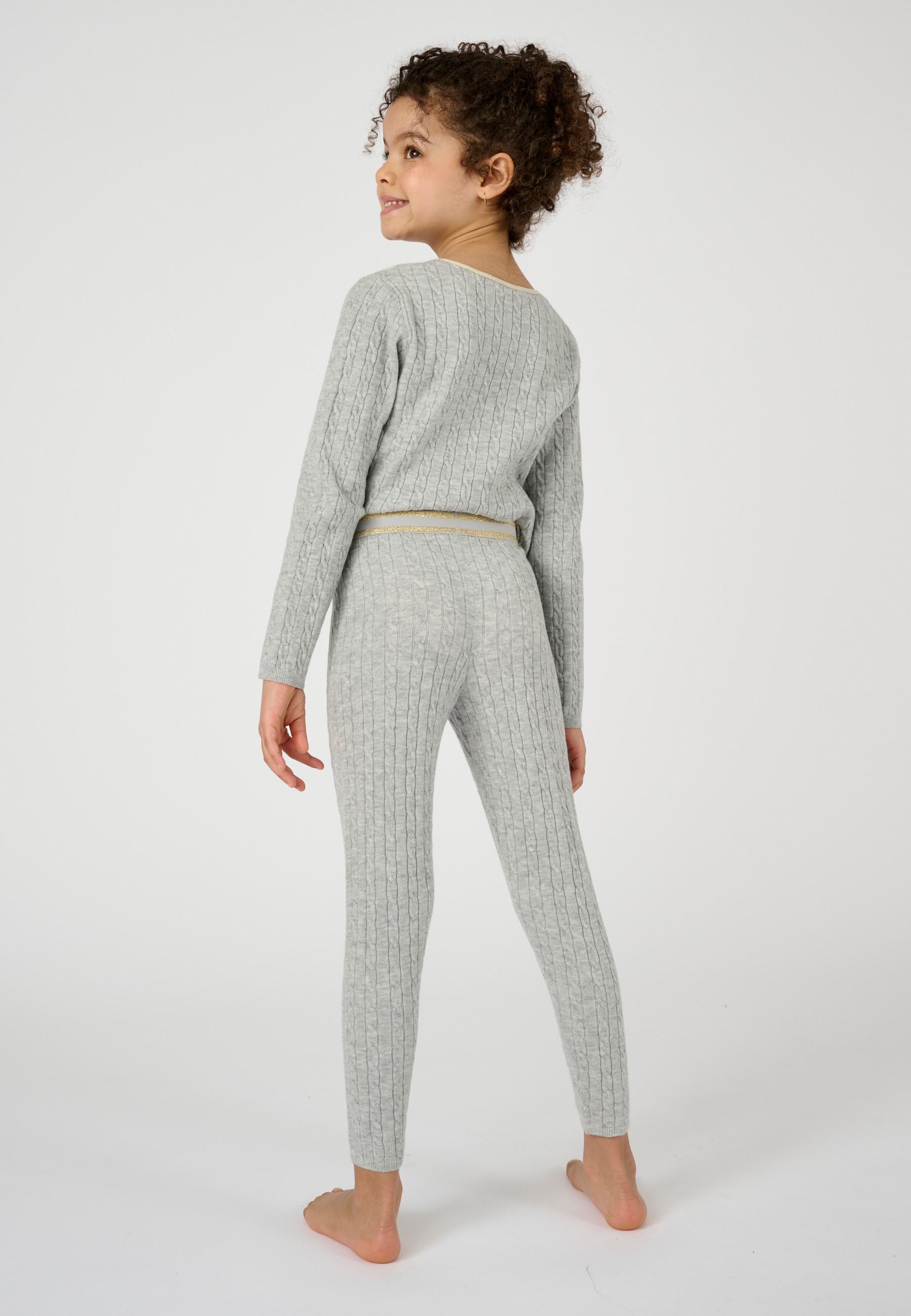 Damart  Legging fille Thermolactyl, maille torsadée 