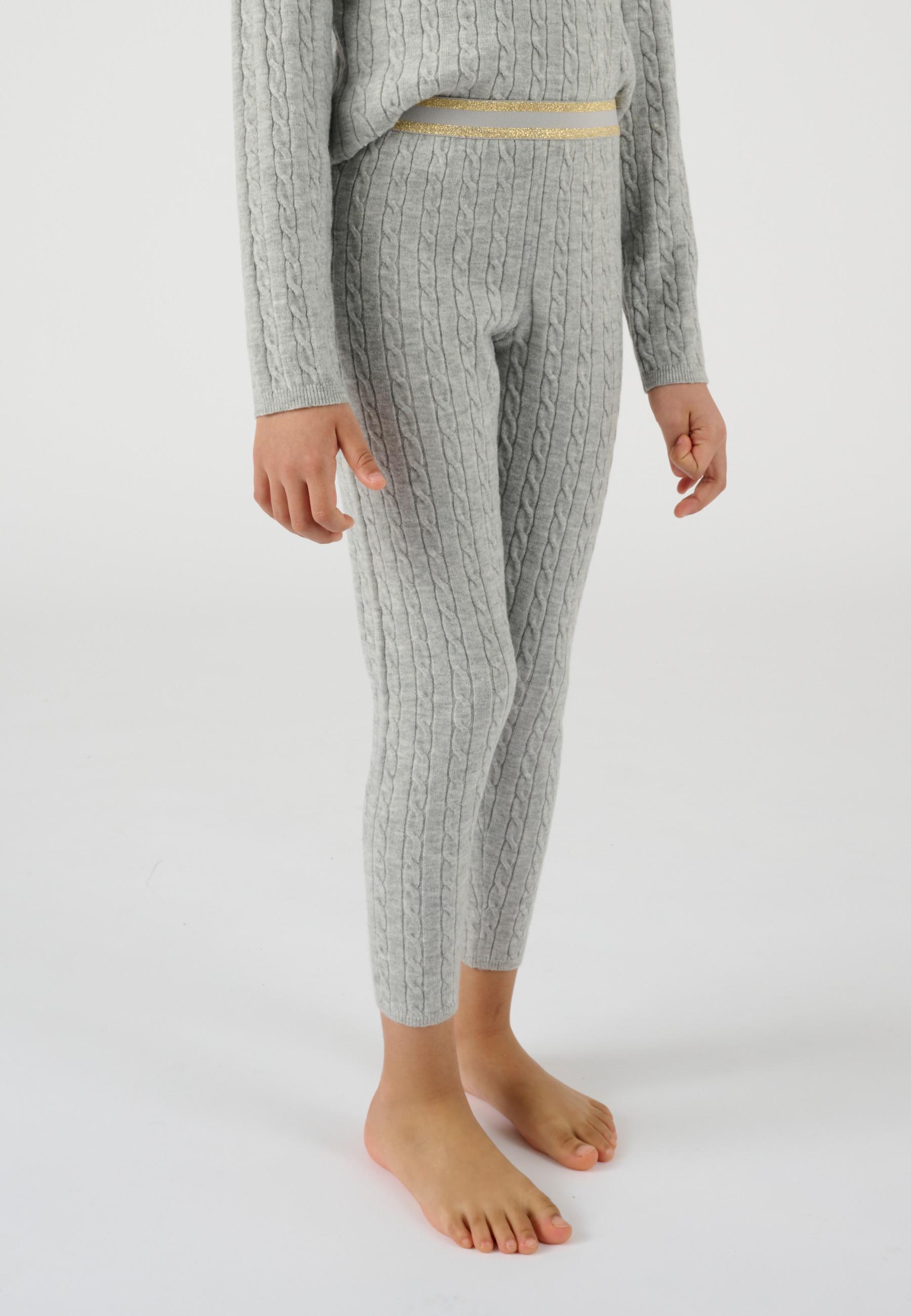 Damart  Legging fille Thermolactyl, maille torsadée 