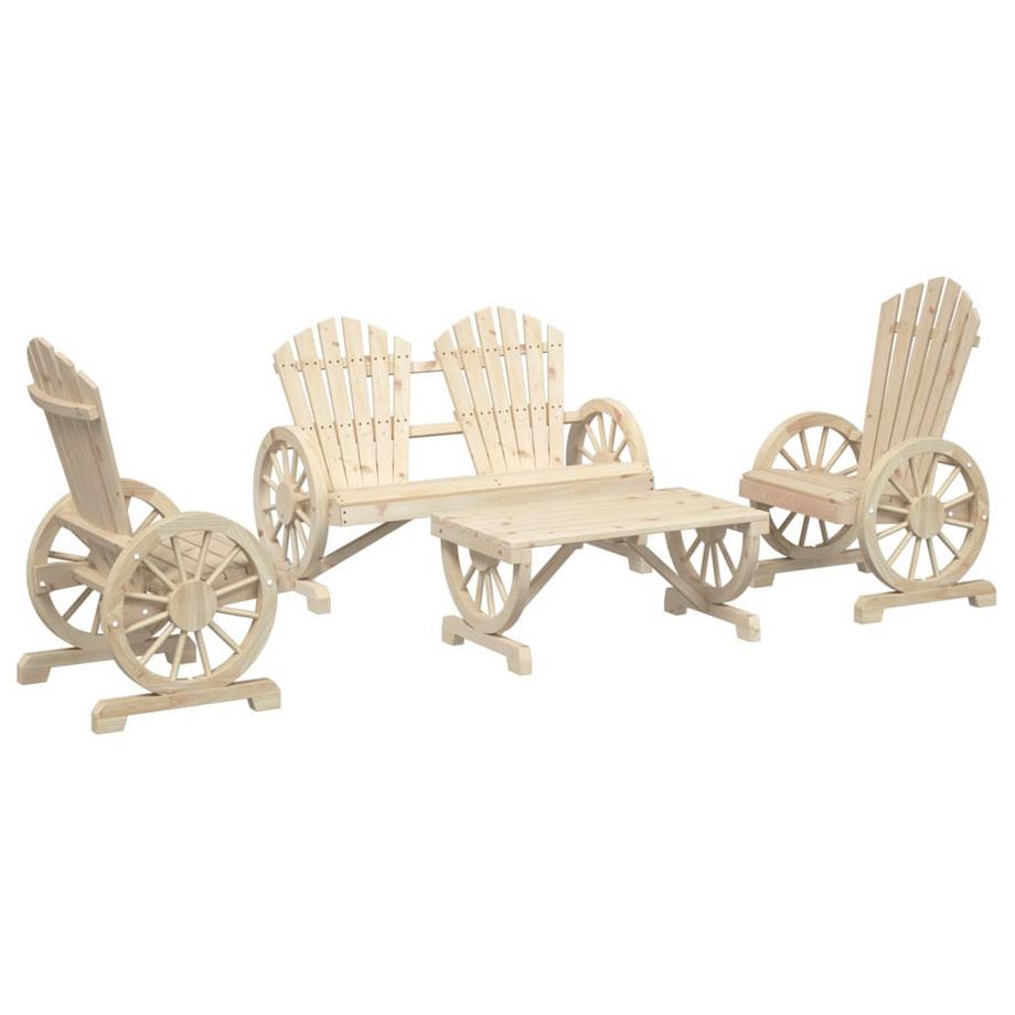 VidaXL Garten lounge set holz  