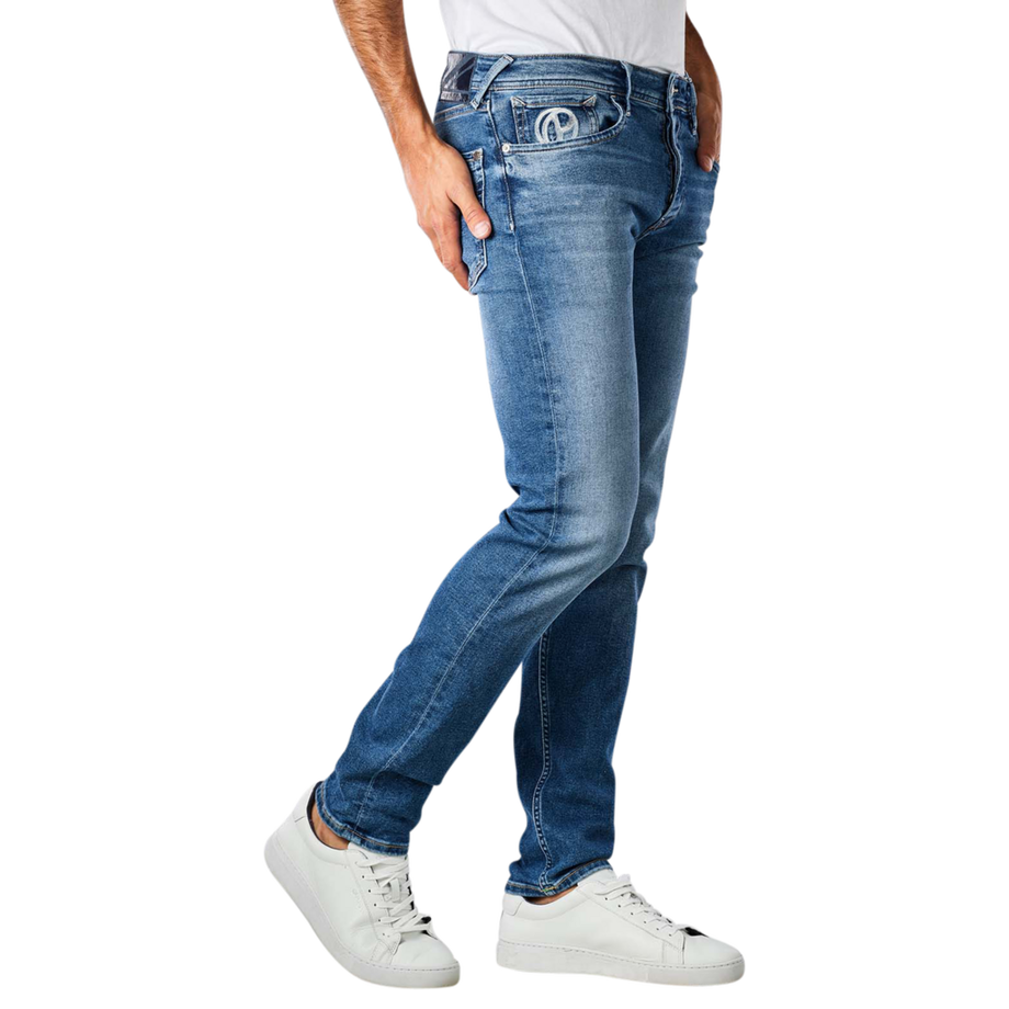 Pepe Jeans London Hatch Slim Fit Recycled Used Jeans  