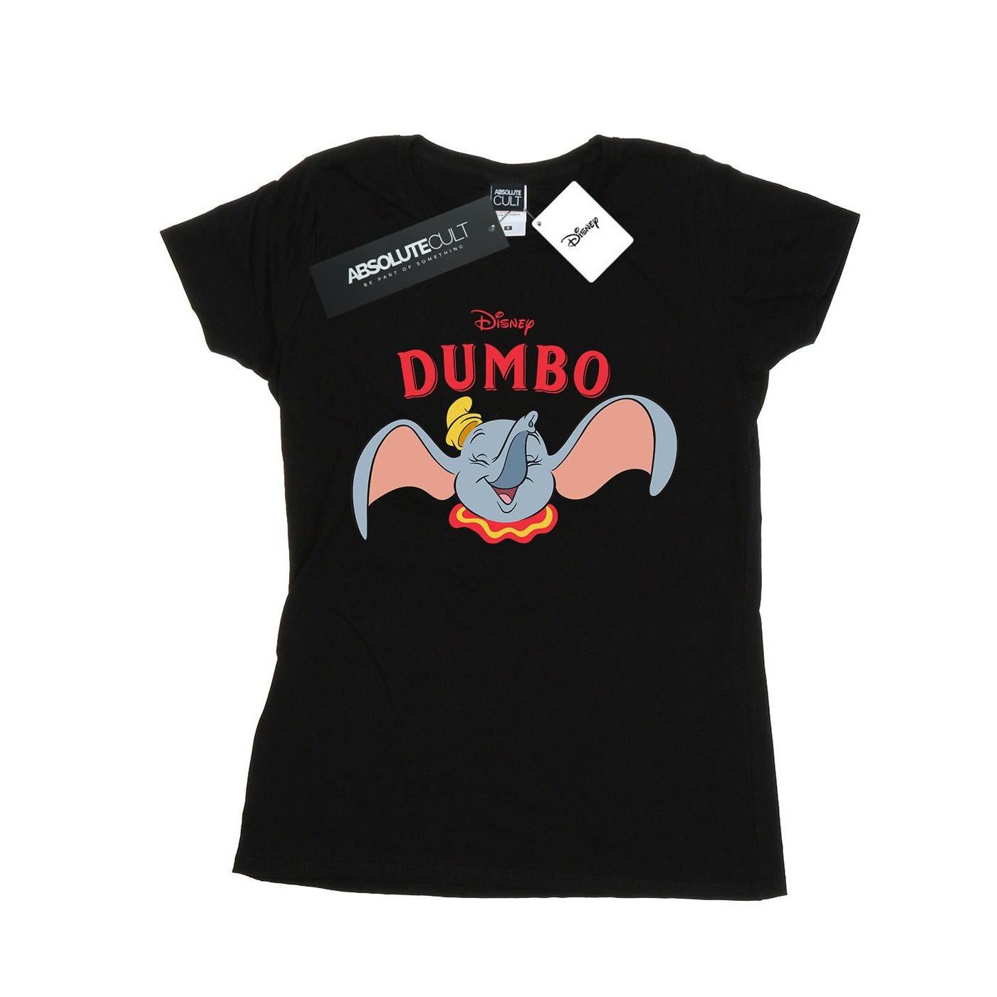 Image of Dumbo Smile Tshirt Damen Schwarz XL
