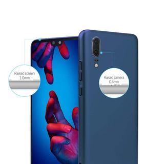 Cadorabo  Housse compatible avec Huawei P20 - Hard Case Coque de protection d'aspect métallique contre les rayures et les chocs 