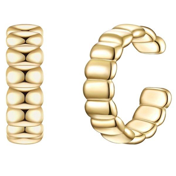 Image of Ohrklemme Unisex Gold 3MM