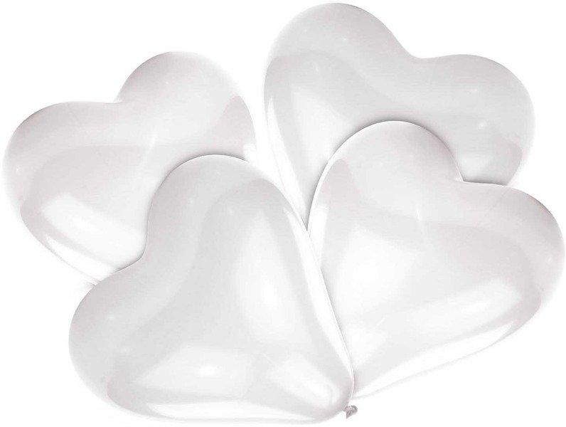 NEUTRAL  NEUTRAL Latexballons Heart 5 Stk. 9904032 weiss 30.4cm 