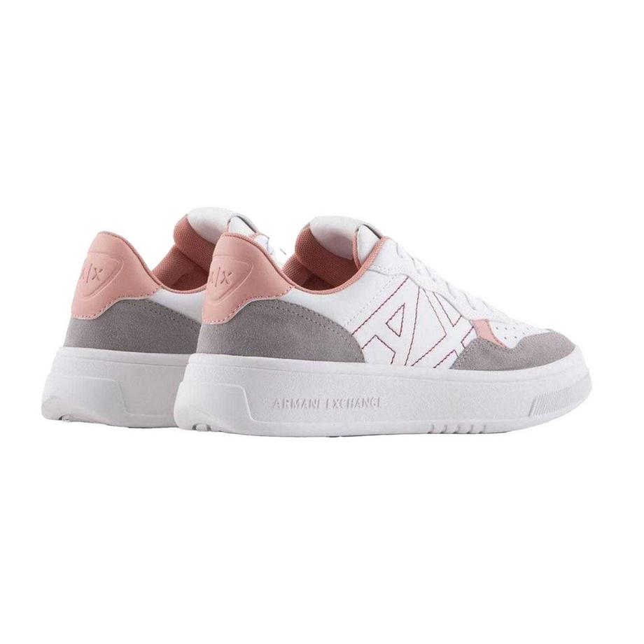 Armani Exchange Scarpe Sportive Pelle Suola Piattaforma  