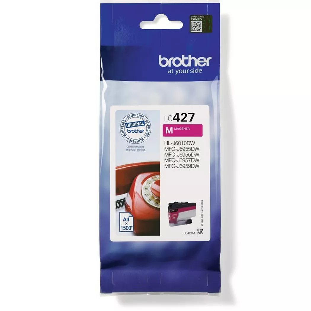 Brother – Tintenpatrone magenta LC-427M MFC-J5955 1500 Seiten, One Size