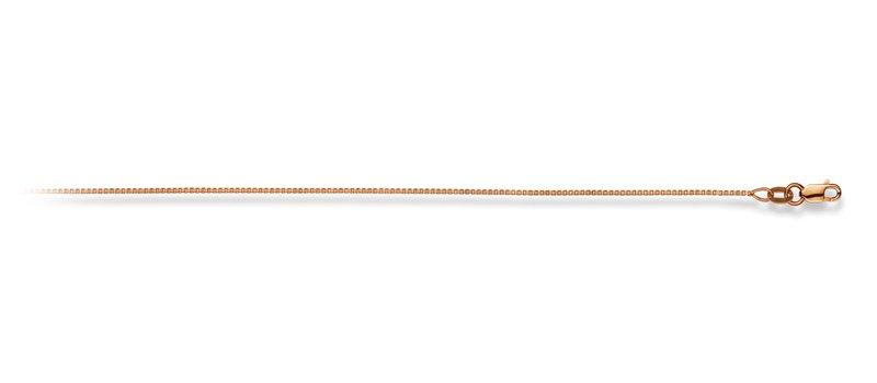 Image of Collier Venezianer Rotgold 750, 0.9mm, 40cm Unisex Gold 40cm