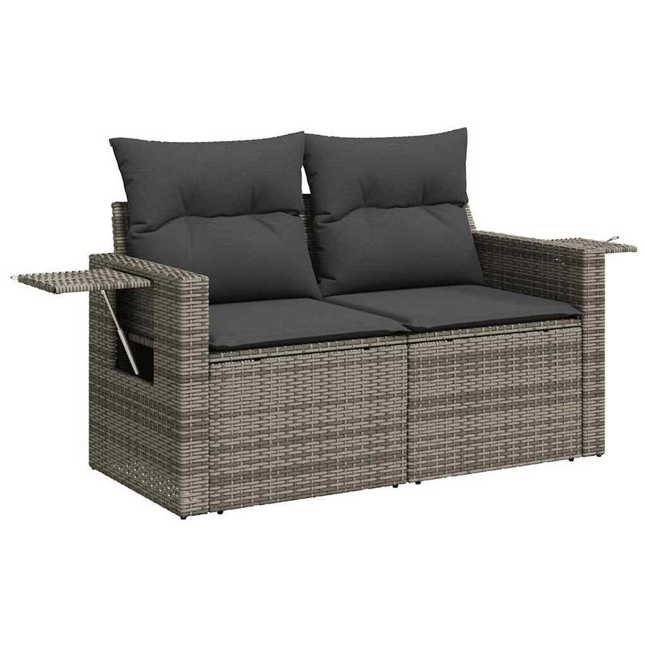 VidaXL set di divani da giardino Polirattan  