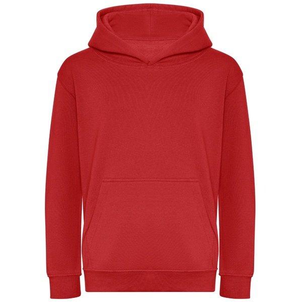 Image of Kapuzenpullover Aus Biologischem Anbau Jungen Rot Bunt 128