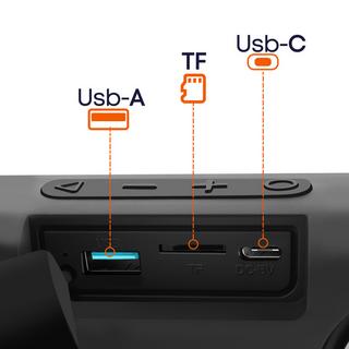 Wiwu  Enceinte Bluetooth WiWU Thunder H2 Noir 