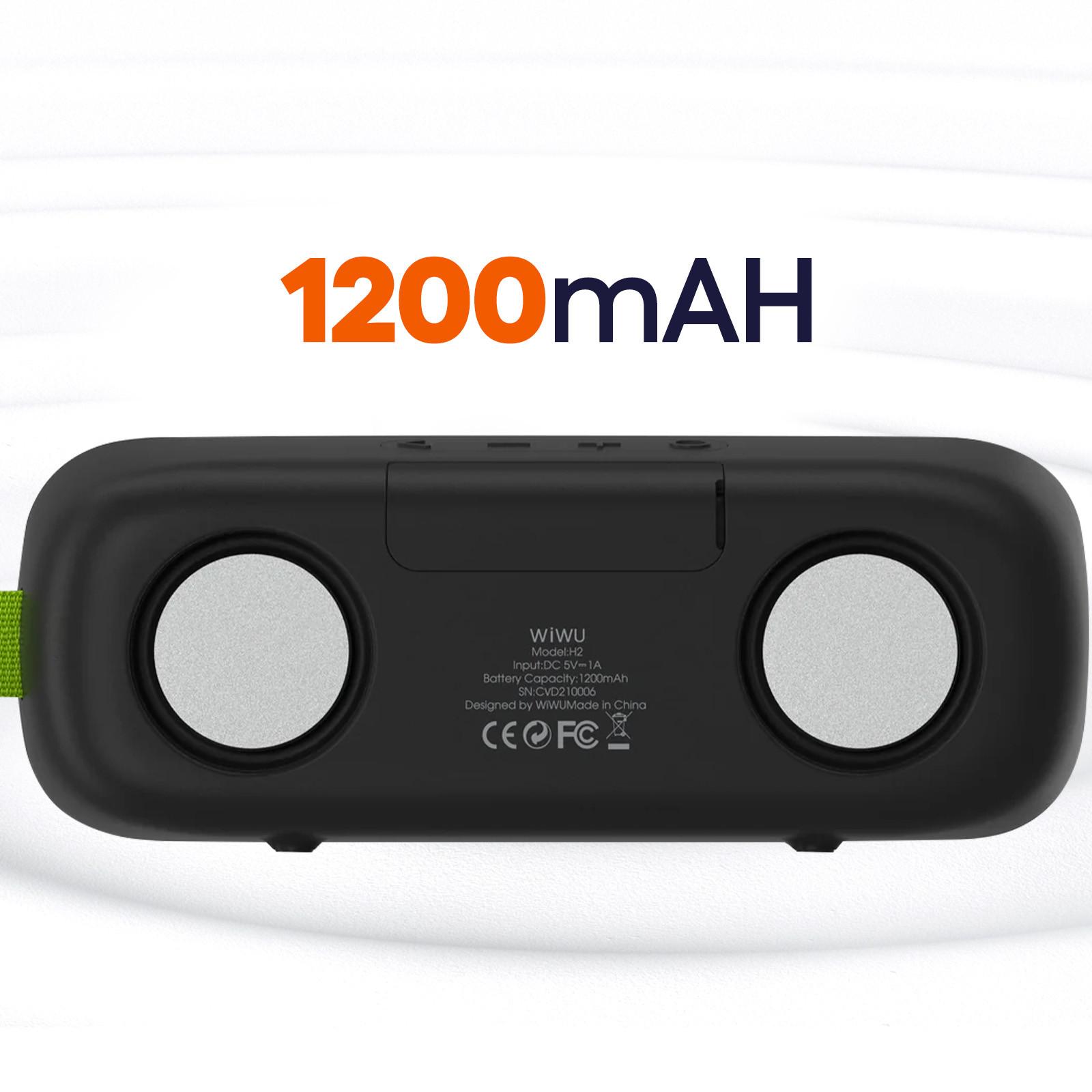 Wiwu  Enceinte Bluetooth WiWU Thunder H2 Noir 