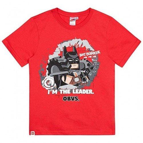 Image of Batman Movie Tshirt Jungen Rot Bunt 116