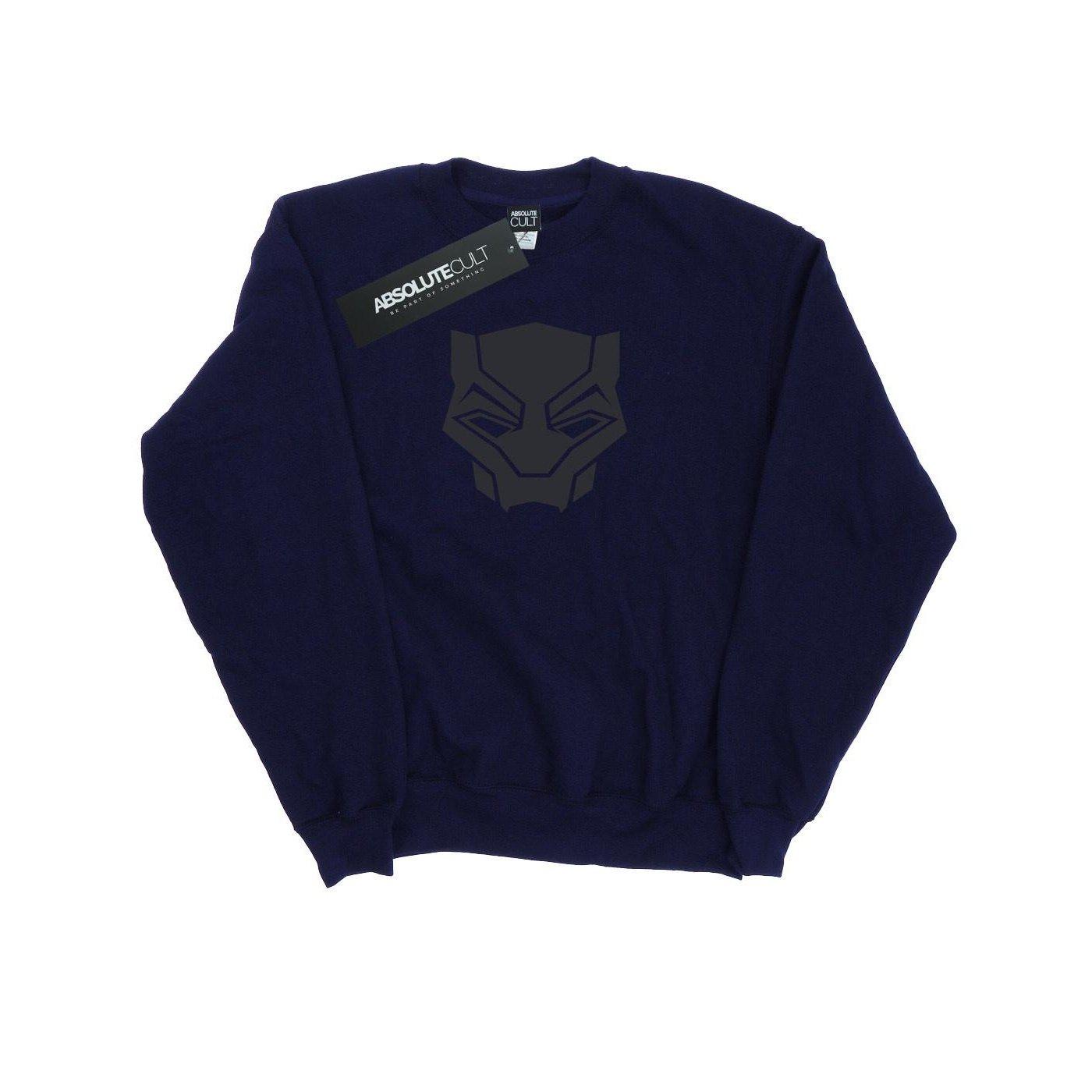 Image of Black Panther Black On Black Sweatshirt Damen Marine M