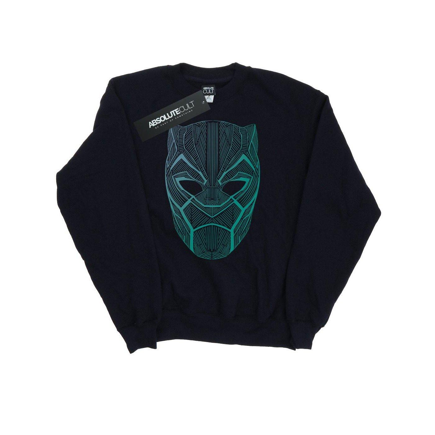 Image of Black Panther Tribal Mask Sweatshirt Damen Schwarz L