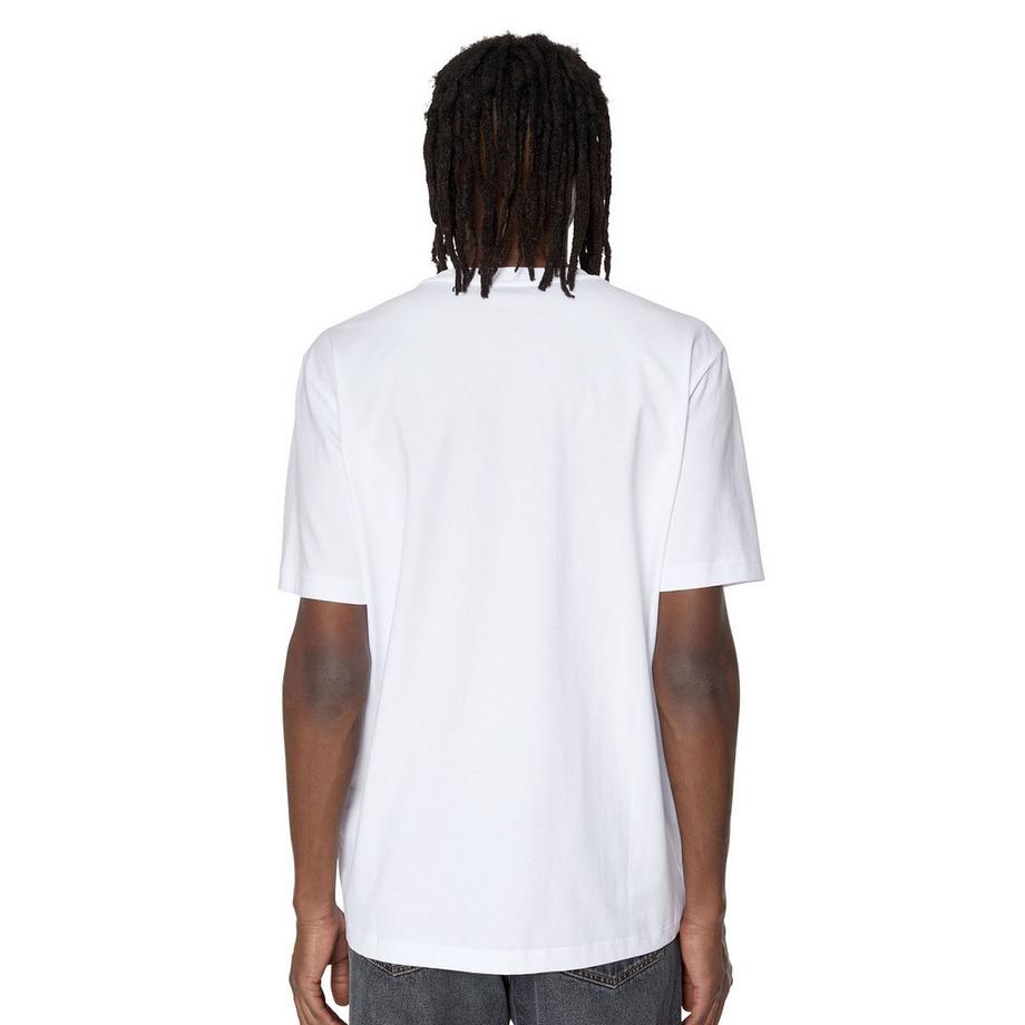 DIESEL T-JUSt-MICRODIV Bequem sitzendes T-Shirt  