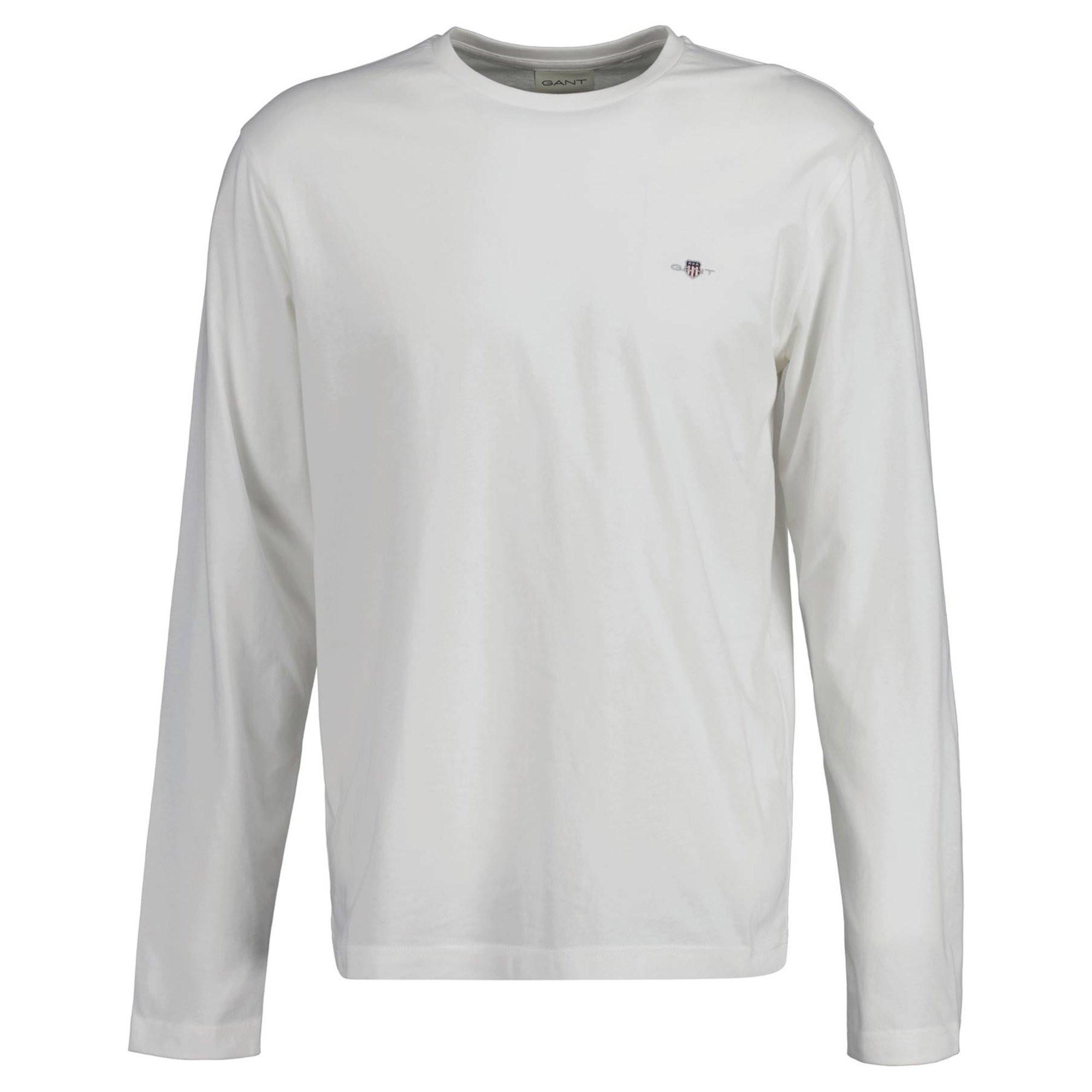 GANT  T-shirt à manches longues  Confortable à porter-REGULAR SHIELD LONG SLEEVE 