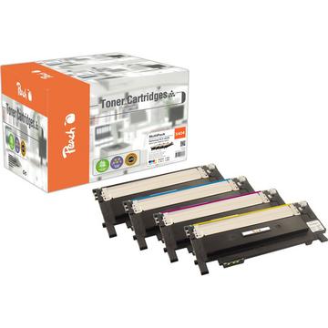 PT666 CARTUCCIA TONER 4 PZ COMPATIBILE NERO, CIANO, MAGENTA, GIALLO