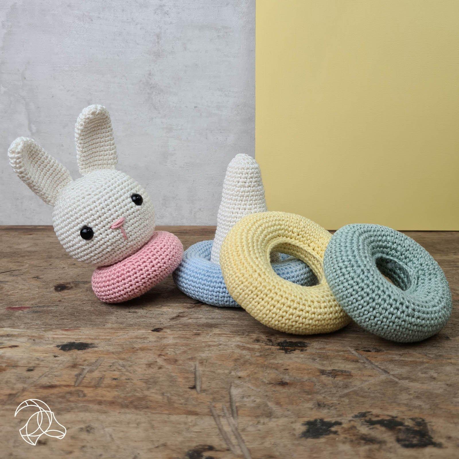 Hardicraft  Tour d'empilage lapin - Set au crochet 