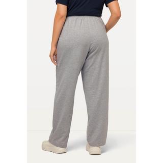 Ulla Popken  Pantalon de jogging à jambes droites et taille élastique 