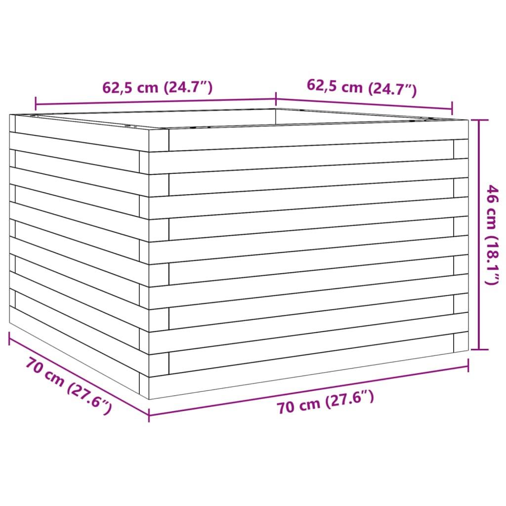 VidaXL fioriera da giardino Legno di douglas  