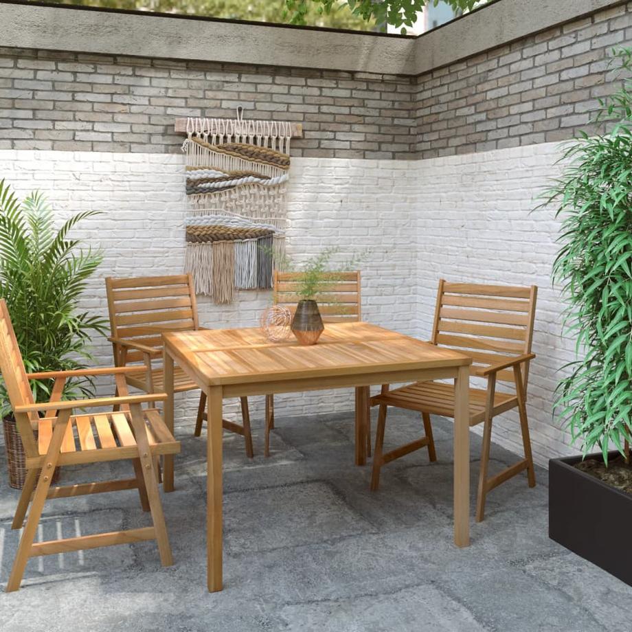 VidaXL Esstisch teak  
