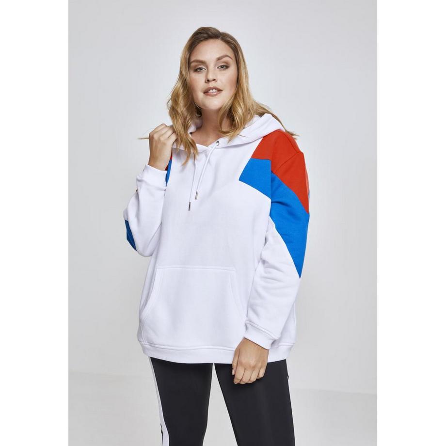 URBAN CLASSICS Oversized 3-Tone Block Hoodie  