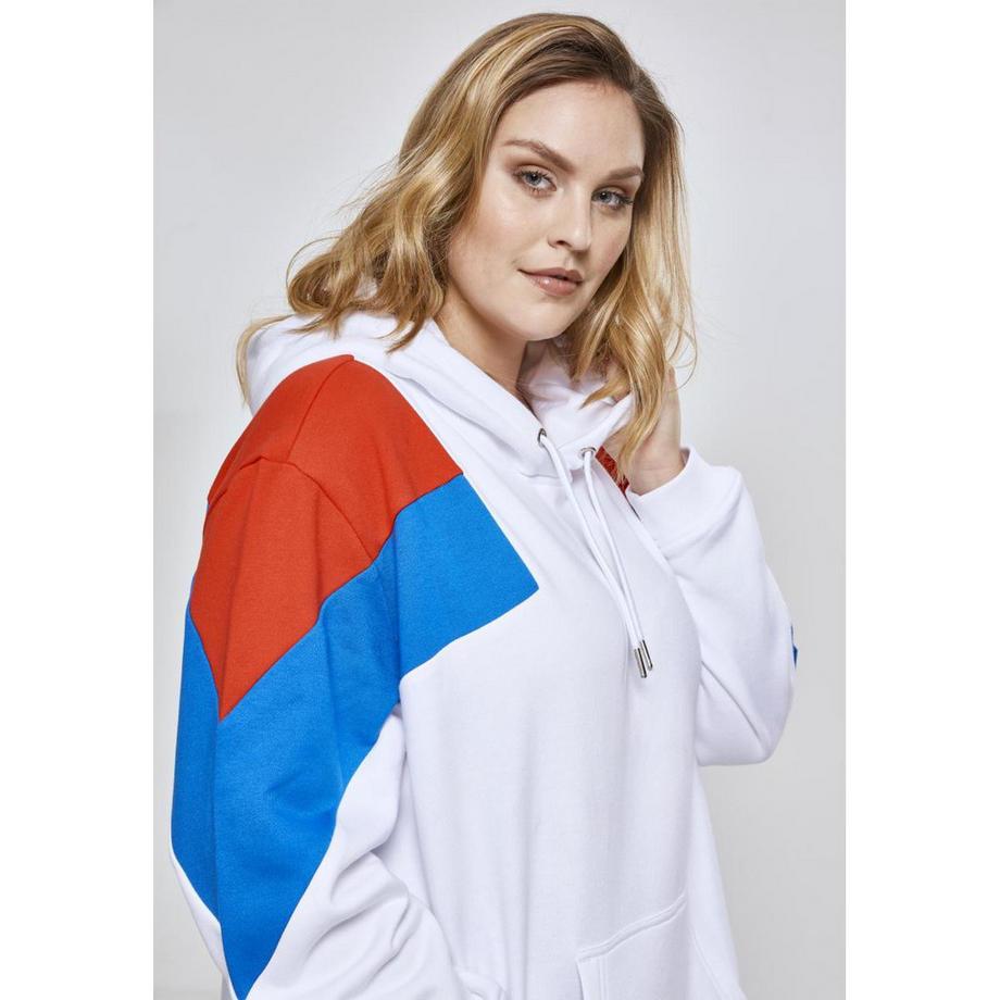 URBAN CLASSICS Oversized 3-Tone Block Hoodie  