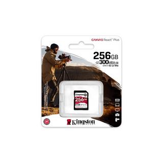 KINGSTON TECHNOLOGY  Kingston Technology 256GB Canvas React Plus SDXC UHS-II 300R/260W U3 V90 for Full HD/4K/8K 