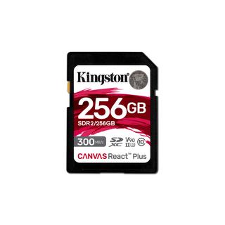 KINGSTON TECHNOLOGY  Kingston Technology 256GB Canvas React Plus SDXC UHS-II 300R/260W U3 V90 for Full HD/4K/8K 