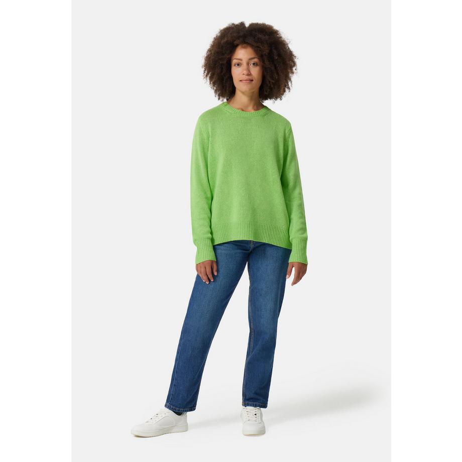 CASH-MERE.CH Pull Col Rond Style Oversize  