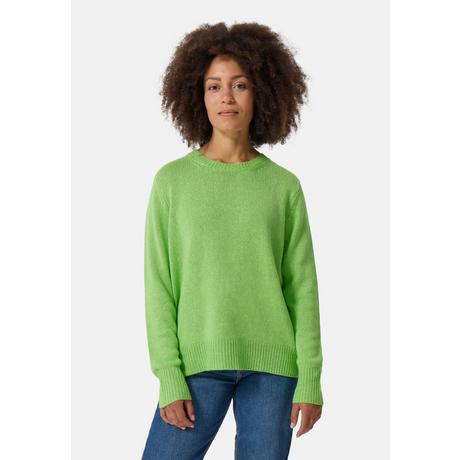 CASH-MERE.CH  Seide Kaschmir Oversize Style Rundhals Pullover 