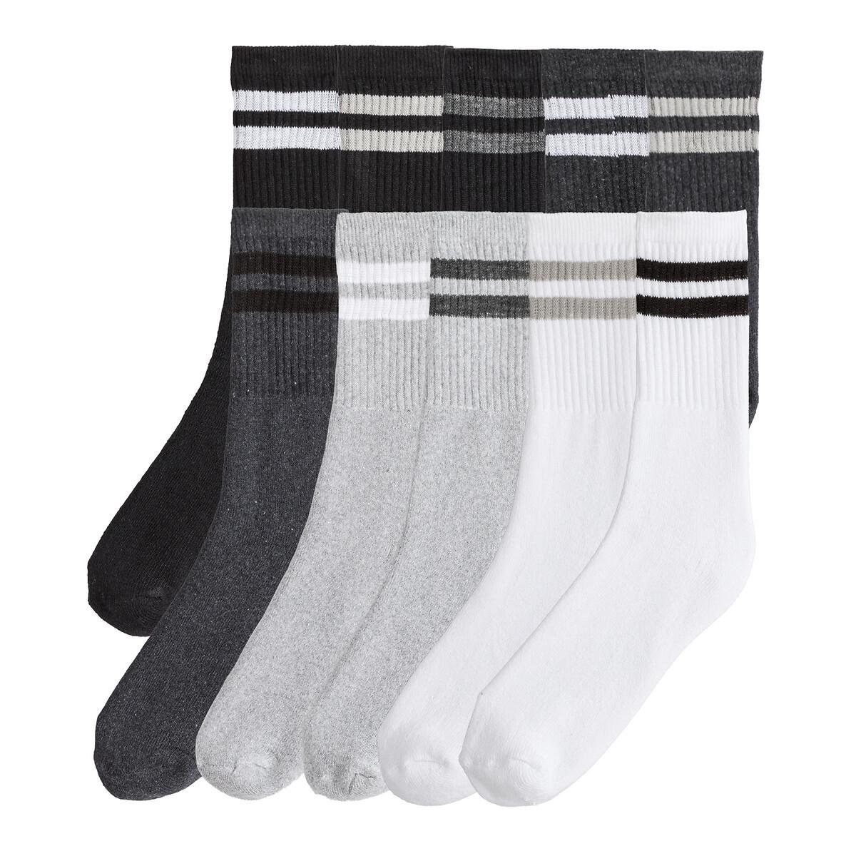 Image of 10 Paar Sportsocken Herren Schwarz 43-45