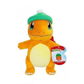 jazwares  Pokemon Plush Charmander with Christmas Hat 20cm 