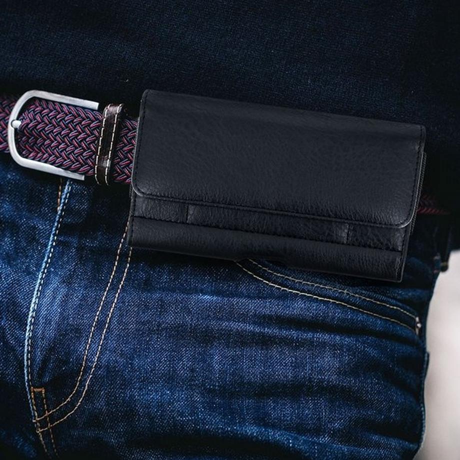 Avizar  Vintage Gürteltasche Größe XXL Schwarz 