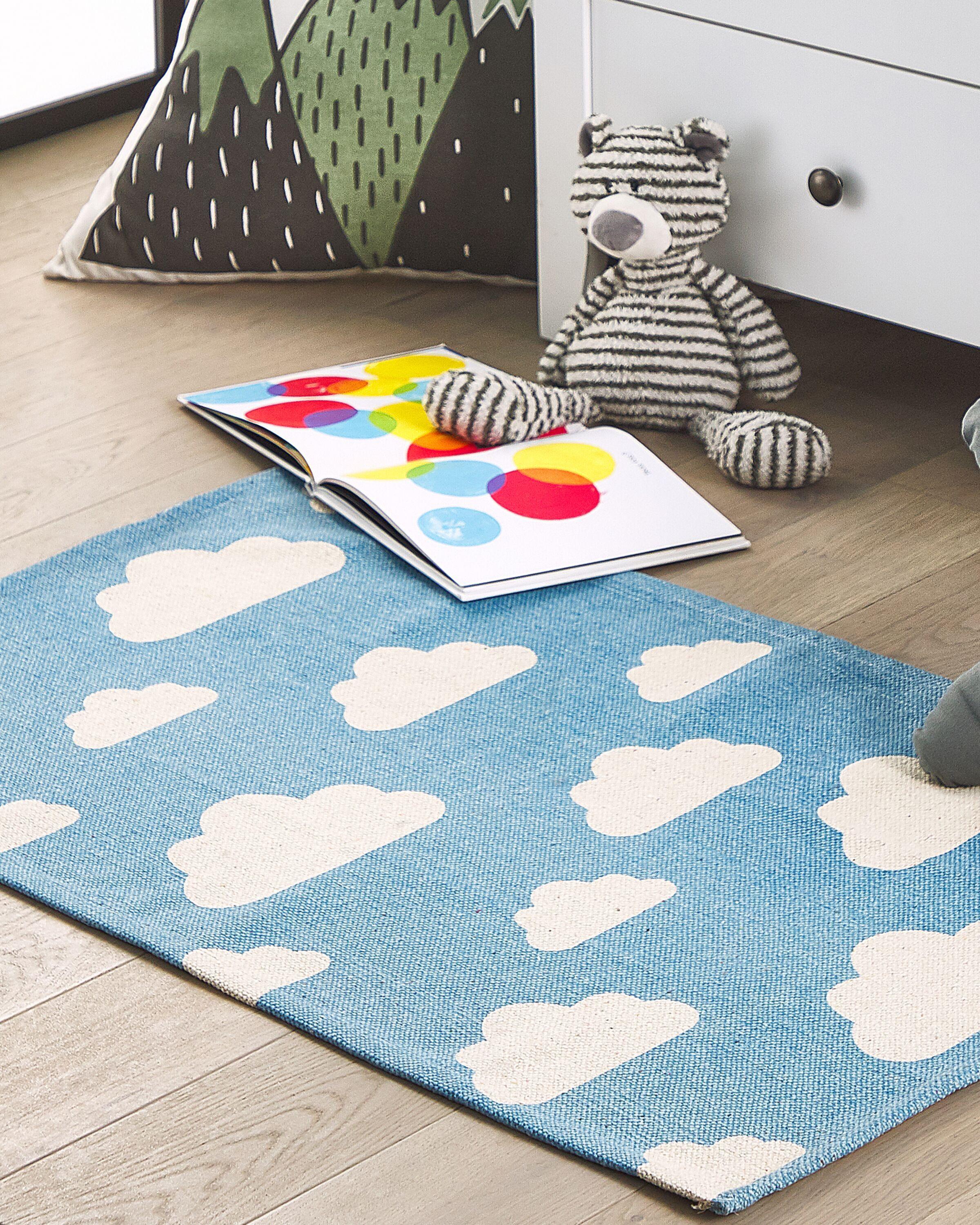 Beliani Tapis enfant en Coton Moderne GWALIJAR  