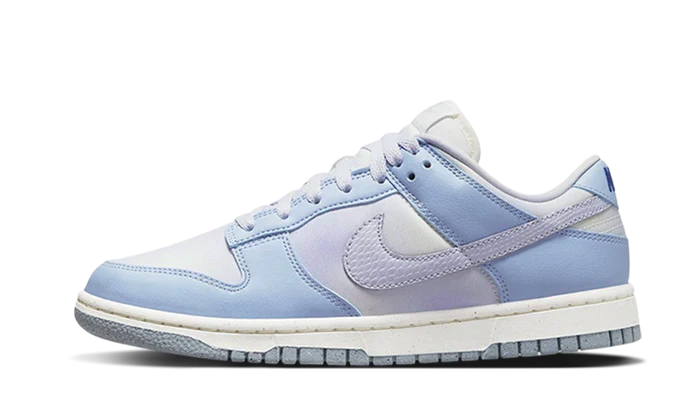 Image of Dunk Low White Blue Airbrush Damen Blau 36.5