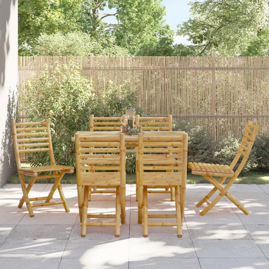 VidaXL Gartenstuhl bambus  