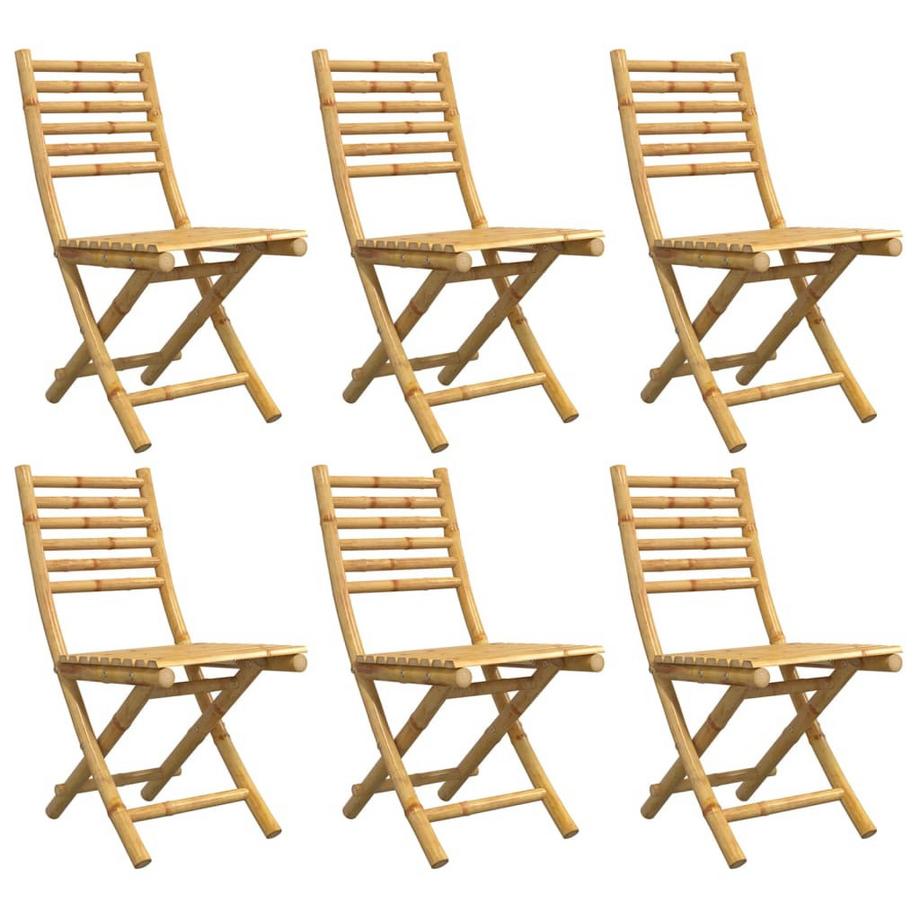 VidaXL Gartenstuhl bambus  
