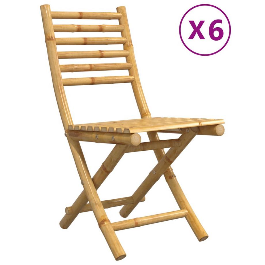 VidaXL Gartenstuhl bambus  
