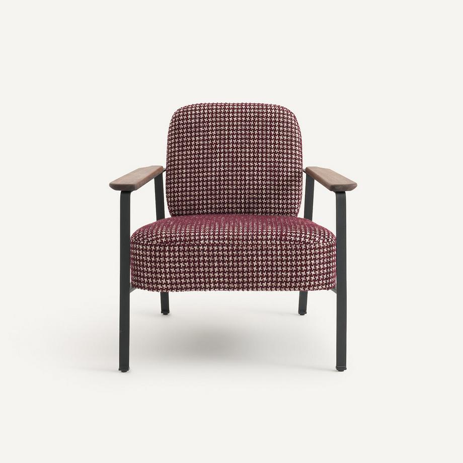 AM.PM Sessel aus Metall und Jacquard-Druck  