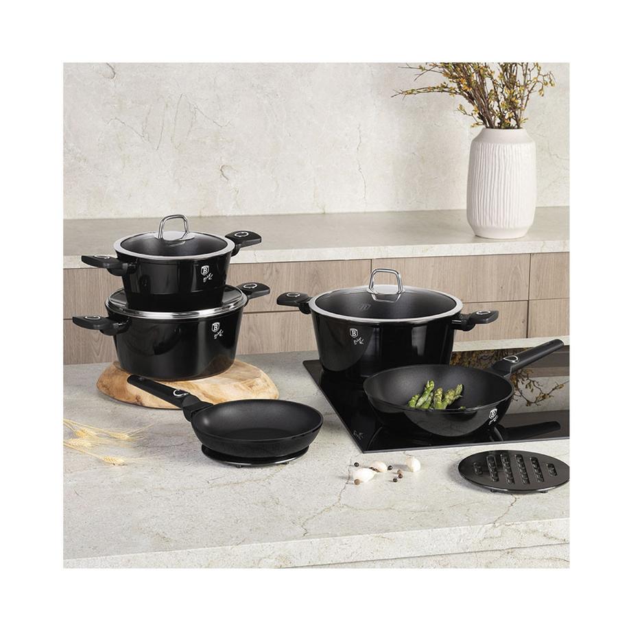 Berlinger Set d'ustensiles de cuisine 10 pièces Black Vantage Collection  