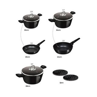 Berlinger Kochgeschirr-Set 10-teiliges Black Vantage Collection  