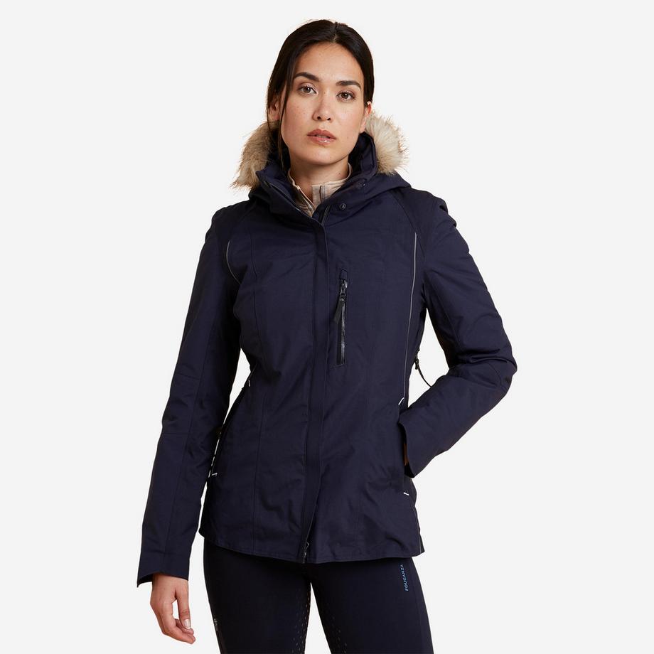 FOUGANZA 580 Giacca da equitazione invernale impermeabile  